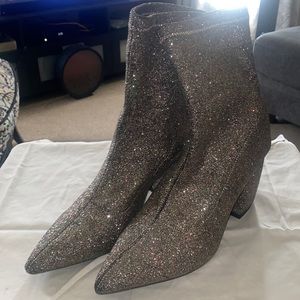 Glitter shoe boots